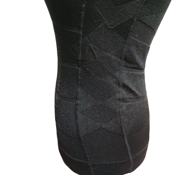 Black M Shaping Tank Top Moderate Compression Ribbed Control Layer Sleeveless - Picture 5 of 13
